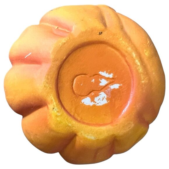 Vtg Terra Cotta Jack o Lantern Tea Light Holder Halloween Decor - Picture 4 of 9